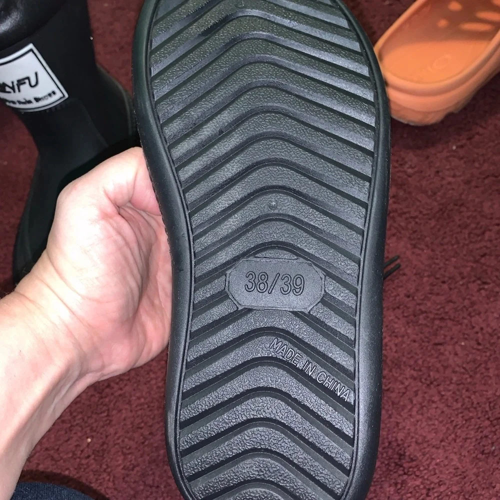 Leyfu Black Snow Boots